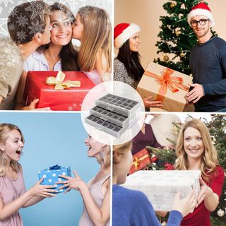 Vitrina de roca, 3 cajones, caja de colección de r