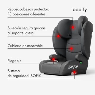 Babify Silla de Coche para Bebés FlexiFit Basic -