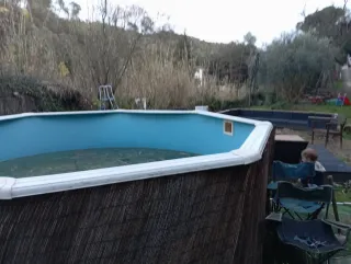 Piscina desmontable se regala SIN LINER