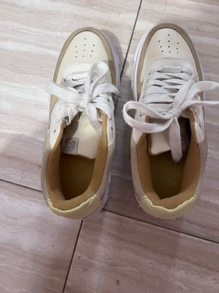 Nike Air Force 1 Beige/Blanco Talla 37,5