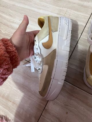 Nike Air Force 1 Beige/Blanco Talla 37,5