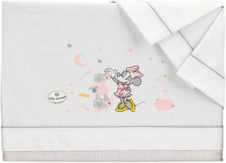 Interbaby MN003-12 Sábanas Cuna Disney Minnie Mous