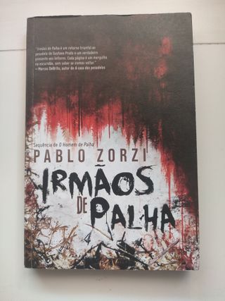 Lote de 2 libros “O homem de Palha” PORTUGUES