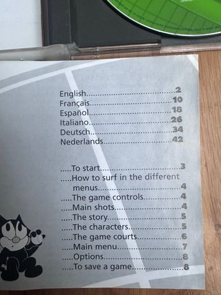 Baby Felix Tennis PSX PlayStation 1