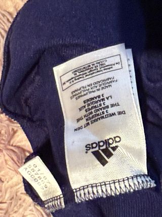 Chaqueta Adidas Vintage Azul y Gris