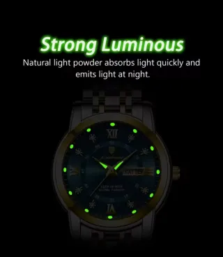 Reloj Poedagar Mujer Oro y Plata