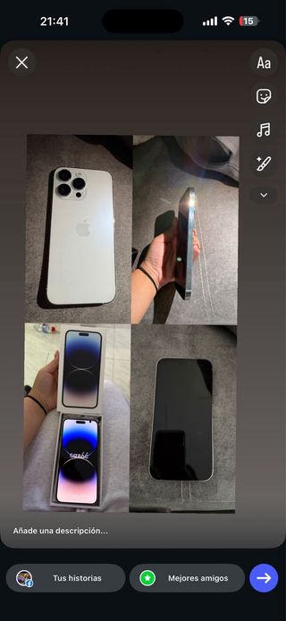 iPhone 14 Pro Max Argento/Grigio Siderale