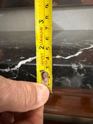 Espectacular Consola Clásica - Mármol Negro 3cm