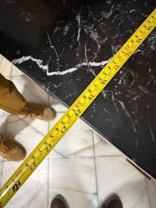 Espectacular Consola Clásica - Mármol Negro 3cm