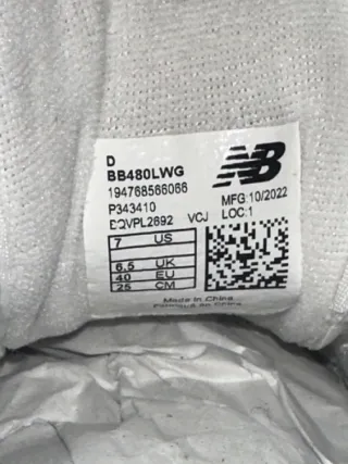 New Balance 480 Bianco Rosso Blu