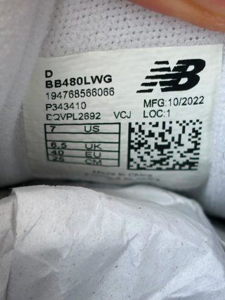 New Balance 480 Bianco Rosso Blu