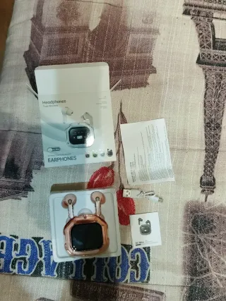 Auriculares Inalámbricos Traductores Rosa