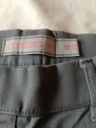 Pantalones grises mujer