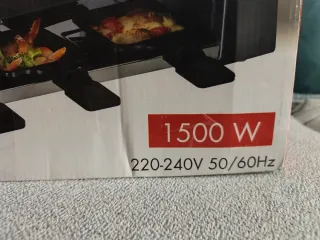 Raclette Grill Cuisinier Deluxe 1500W