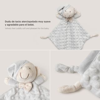 Interbaby - Manta Bebe Recien Nacido + Doudou Bebe