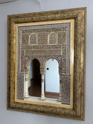 Cuadro Espejo Estilo Árabe Andalusí. Hecho a mano