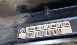 Chrysler 1128390 radiador agua 52079969ab jeep