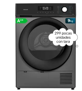 Secadora Cecotec 9kg A++