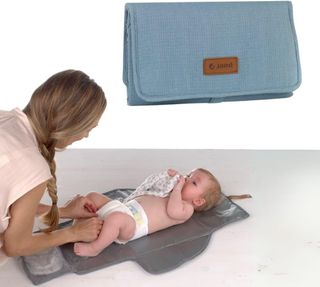 Jané Cambiador Portátil con Bolsillo, Plegable, Co