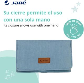 Jané Cambiador Portátil con Bolsillo, Plegable, Co