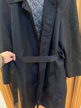 Gabardina hombre forrada