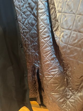 Gabardina hombre forrada