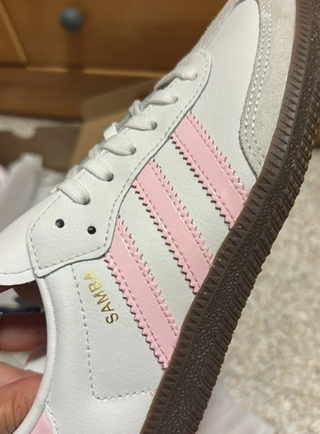 Adidas Samba OG Patent Júnior Rosa Blanco