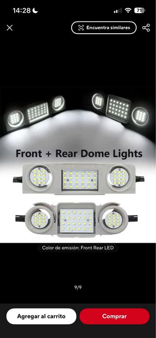 Luces LED Interior Coche Golf 5