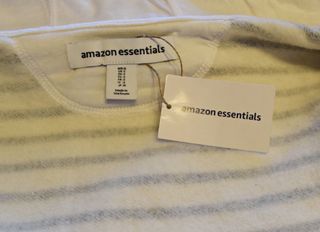 CHAQUETA DE FELPA CON CAPUCHA A RAYAS BLANCAS/AZUL