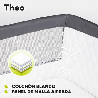 lionelo Theo Plus Camita para niños hasta 9 kg 5 R