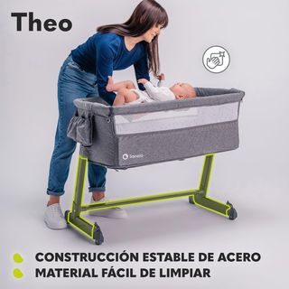 lionelo Theo Plus Camita para niños hasta 9 kg 5 R