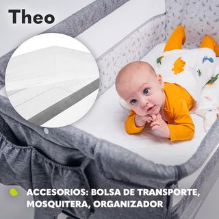 lionelo Theo Plus Camita para niños hasta 9 kg 5 R