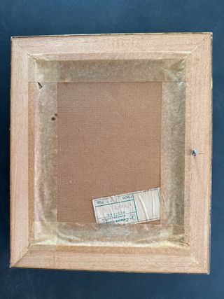 Cuadro decorativo aldea