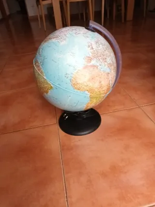 Globo terráqueo 40cm con luz