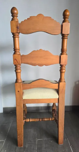 Sillas Madera Tapizadas