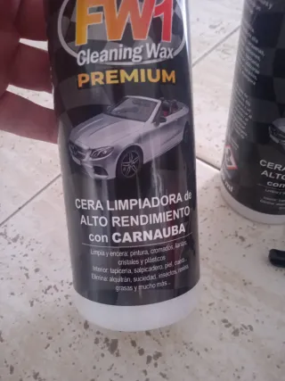 FW1 Cleaning Wax Premium Cera Limpiadora Coches
