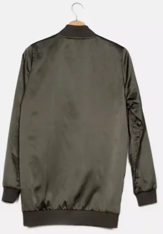 Chaqueta Bomber Puma Cremallera Talla XS Verde Oli