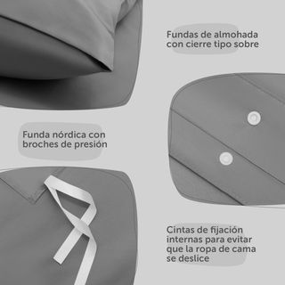 Blumtal Juego de Funda Nordica Cama 90 - Microfibr