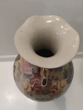 Vaso Cinese Decorato con Manici