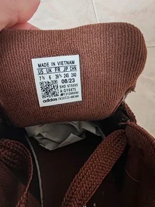 Adidas Campus Marroni 39 1/3 Nuove