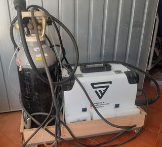 Máquina de soldar con bombona