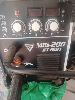 Máquina de soldar con bombona