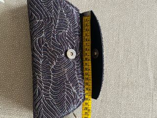 Borsa gioiello viola con strass