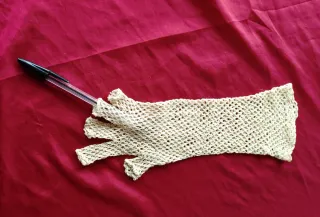 Guantes antiguos de ganchillo