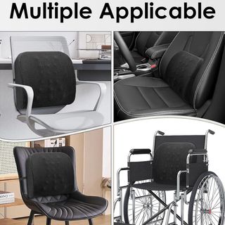 Cojín Lumbar para Coche, Almohada Lumbar con Espon