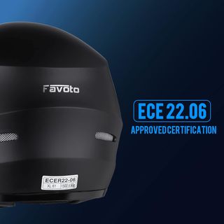 Favoto Casco Integral para Moto, Casco de Motocicl