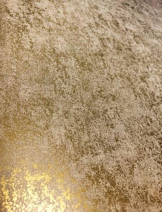 Papel pintado industrial oro metálico