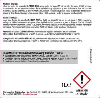 CLEANER PRO, Detergente con pH Neutro Ideal para t