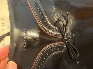 Lotto 2 borse a spalla Lamarthe in vernice nera