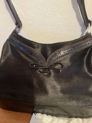 Lotto 2 borse a spalla Lamarthe in vernice nera